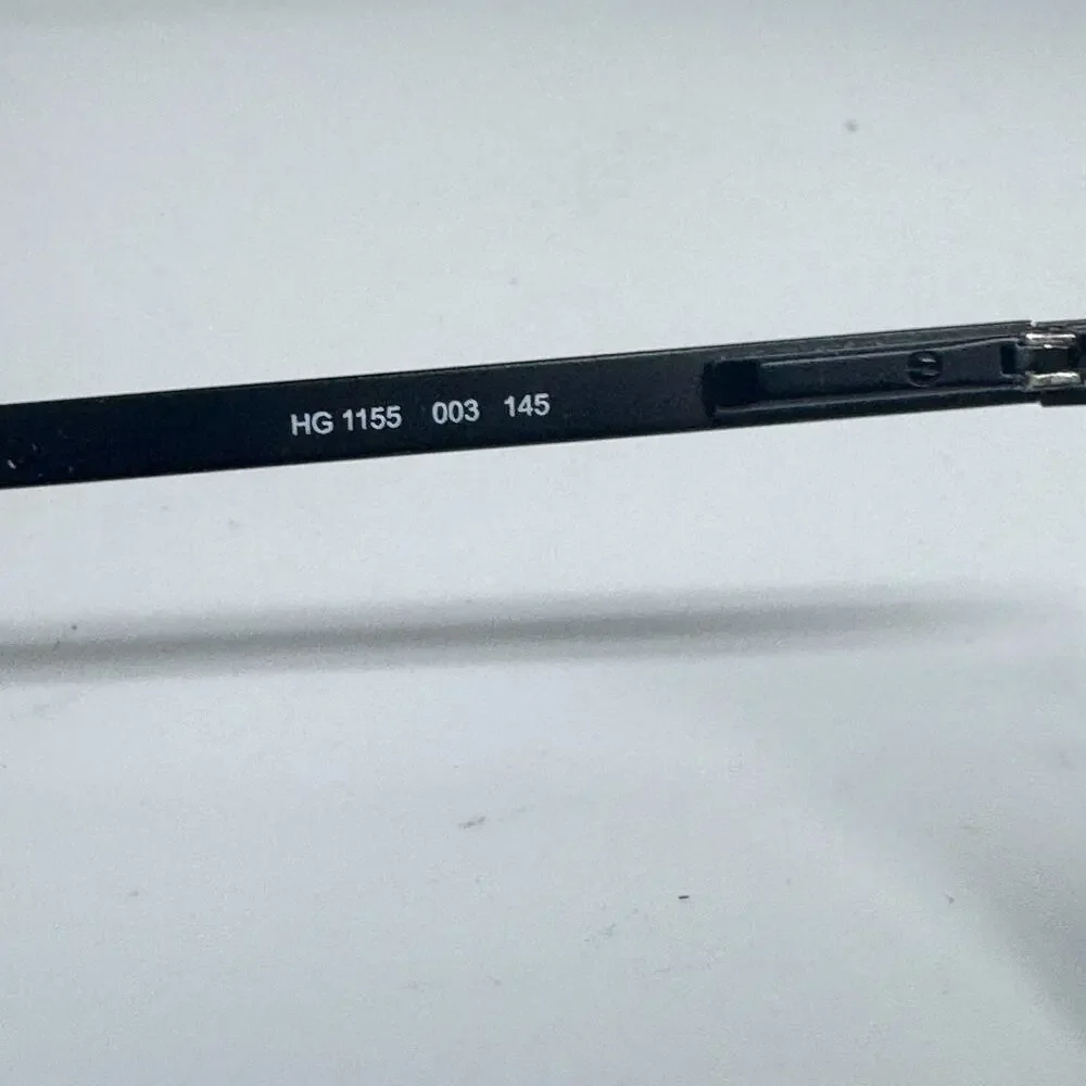 HUGO HG 1155 003 Eyeglasses‎ Matte Black Frame 54-18 Full Rim H17734
